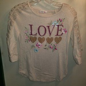 Love 3/4 length Top